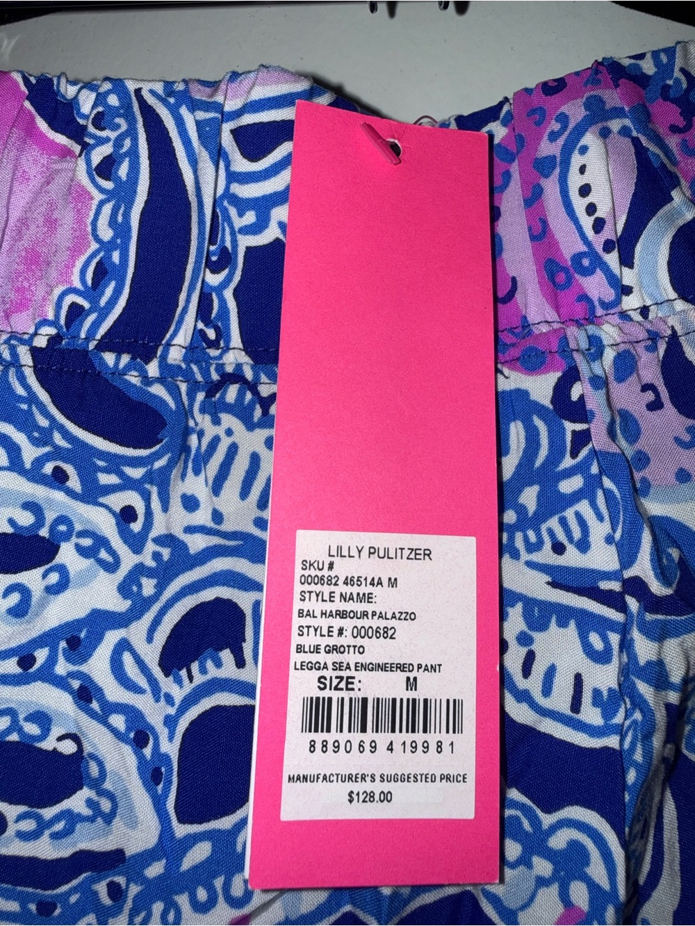 NWT Bal Harbour Palazzo BLUE GROTTO
LEGGA SEA ENGINEERED PANT - Picture 7 of 7